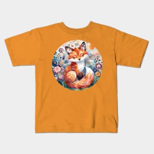 Cute Fox Kids T-Shirt